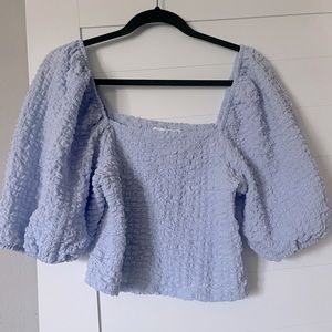 Mango Puff Sleeve Blouse